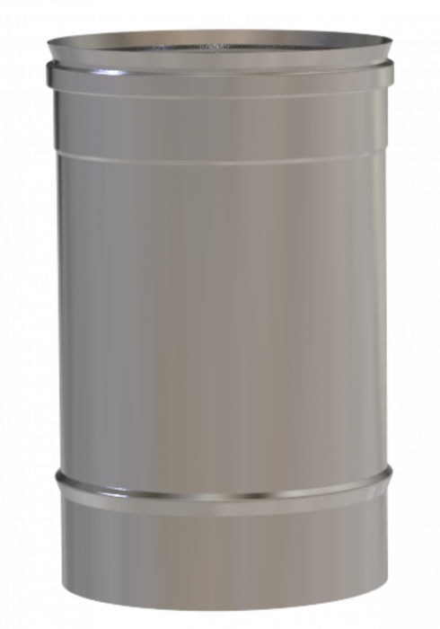 EW PLUS Längenelement 250 mm Edelstahl